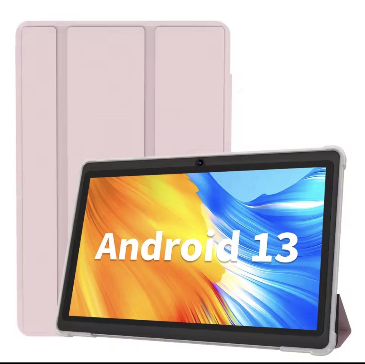 PRITOM Tablet 7" Android 13 2GB RAM 32GB Wi-Fi Quad Core USB-C Case