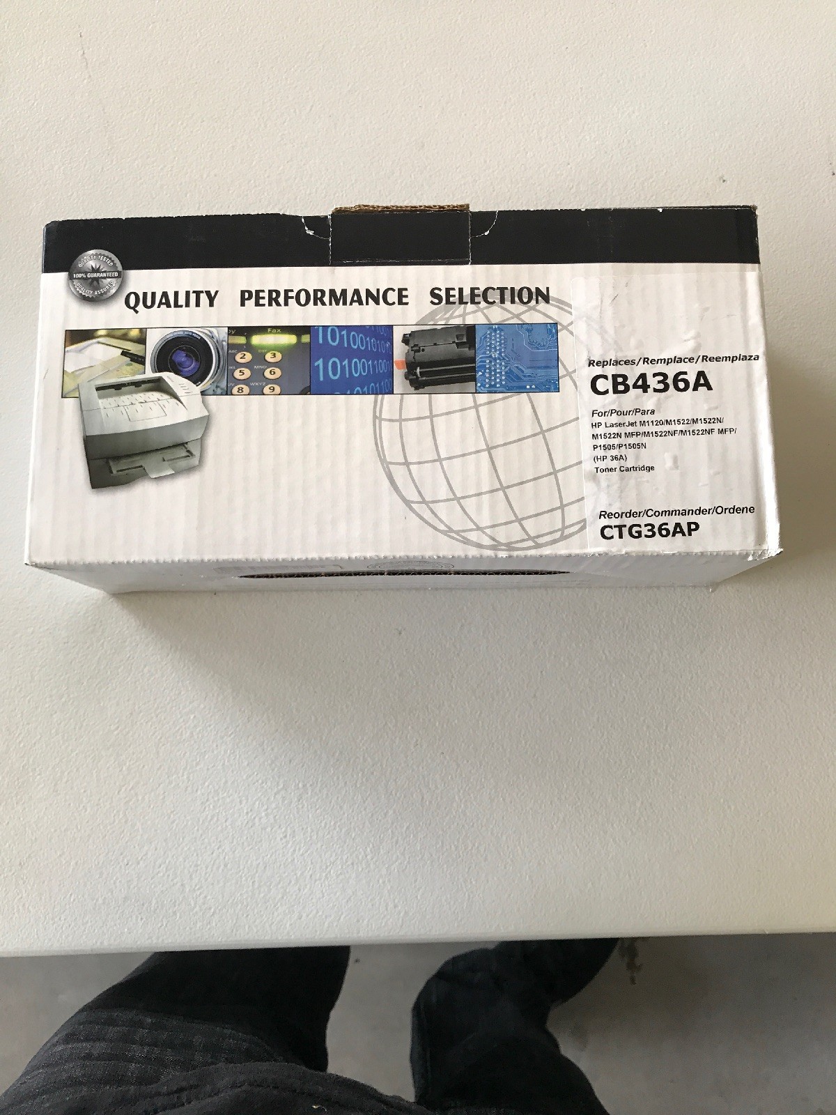 Quality Performance Selection CB436A Toner Cartridge  (HP 36A) HP Laser Jet