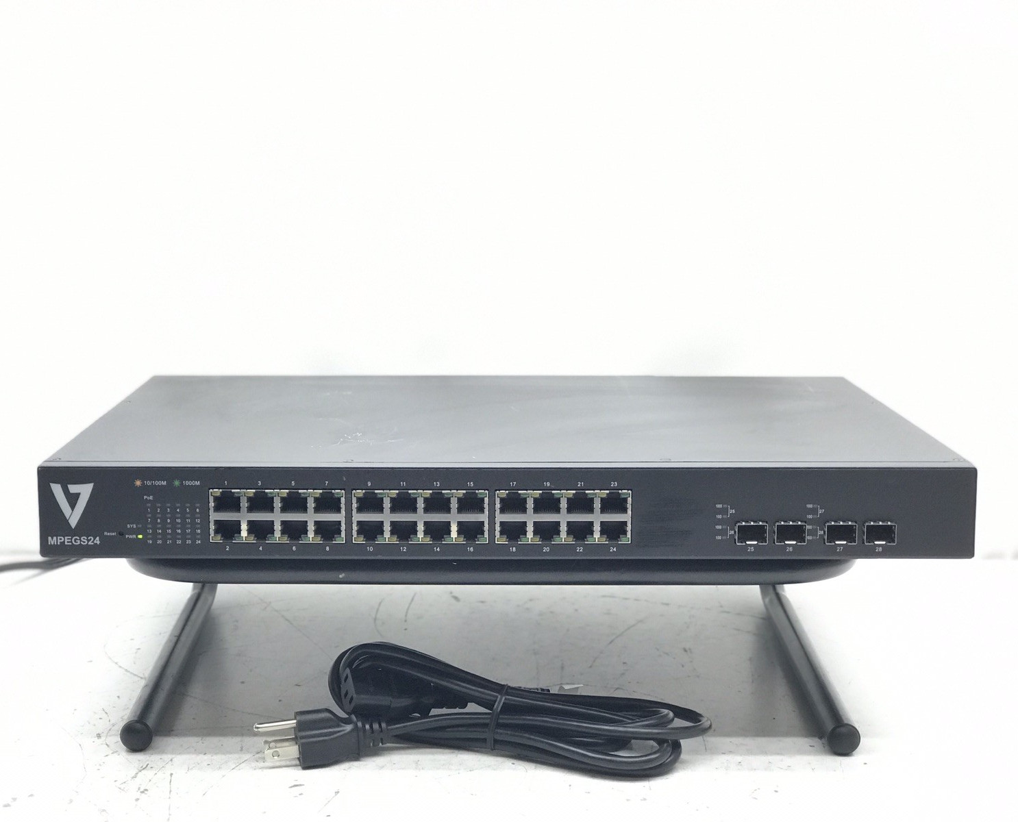 V7 MPEGS24 24 Port + 4 SFP Smart PoE Switch