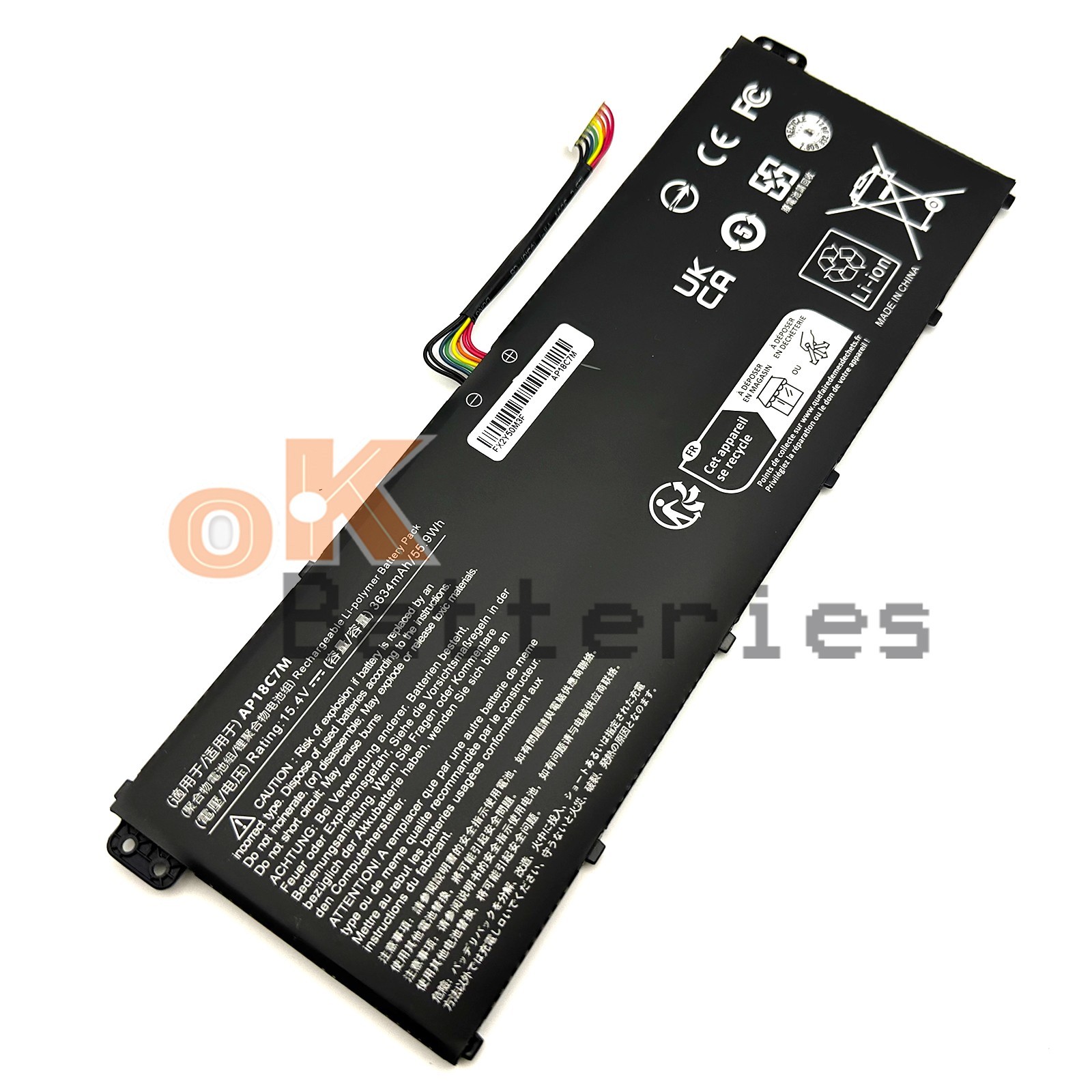 AP18C7M Battery For Acer Swift 3 5 SF514-54T SF514-54GT SF514-55T SF313-52G