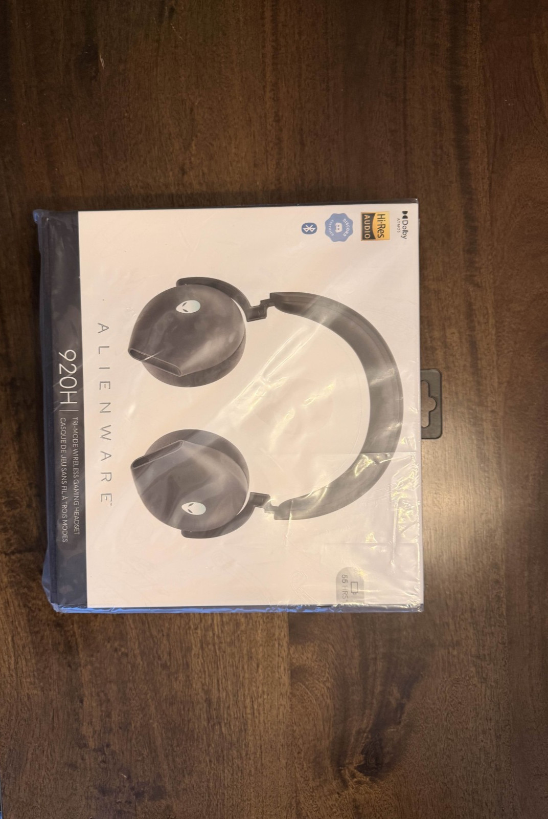 NEW Sealed Alienware 920H Tri‑Mode Wireless Gaming Headset – Dolby Atmos, ANC Mi