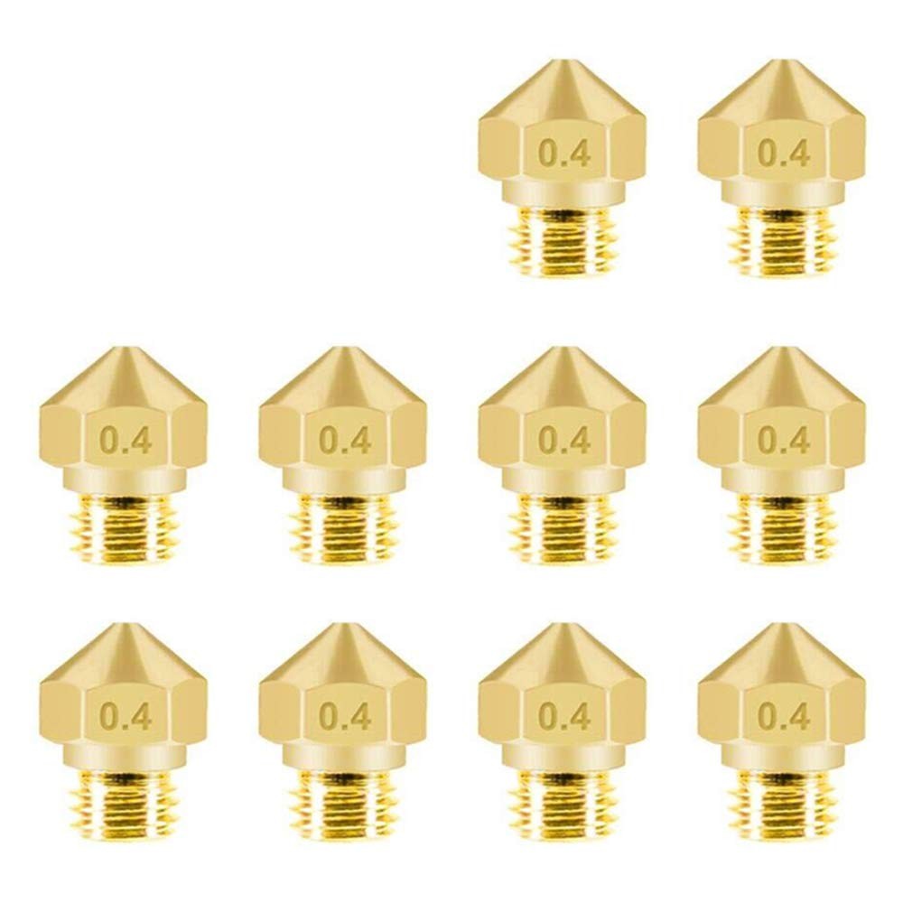 Mk10 Nozzle For 3d Printer 10pcs Mk10 M7 Extruder Nozzle 0.4mm Brass Extruder Pr