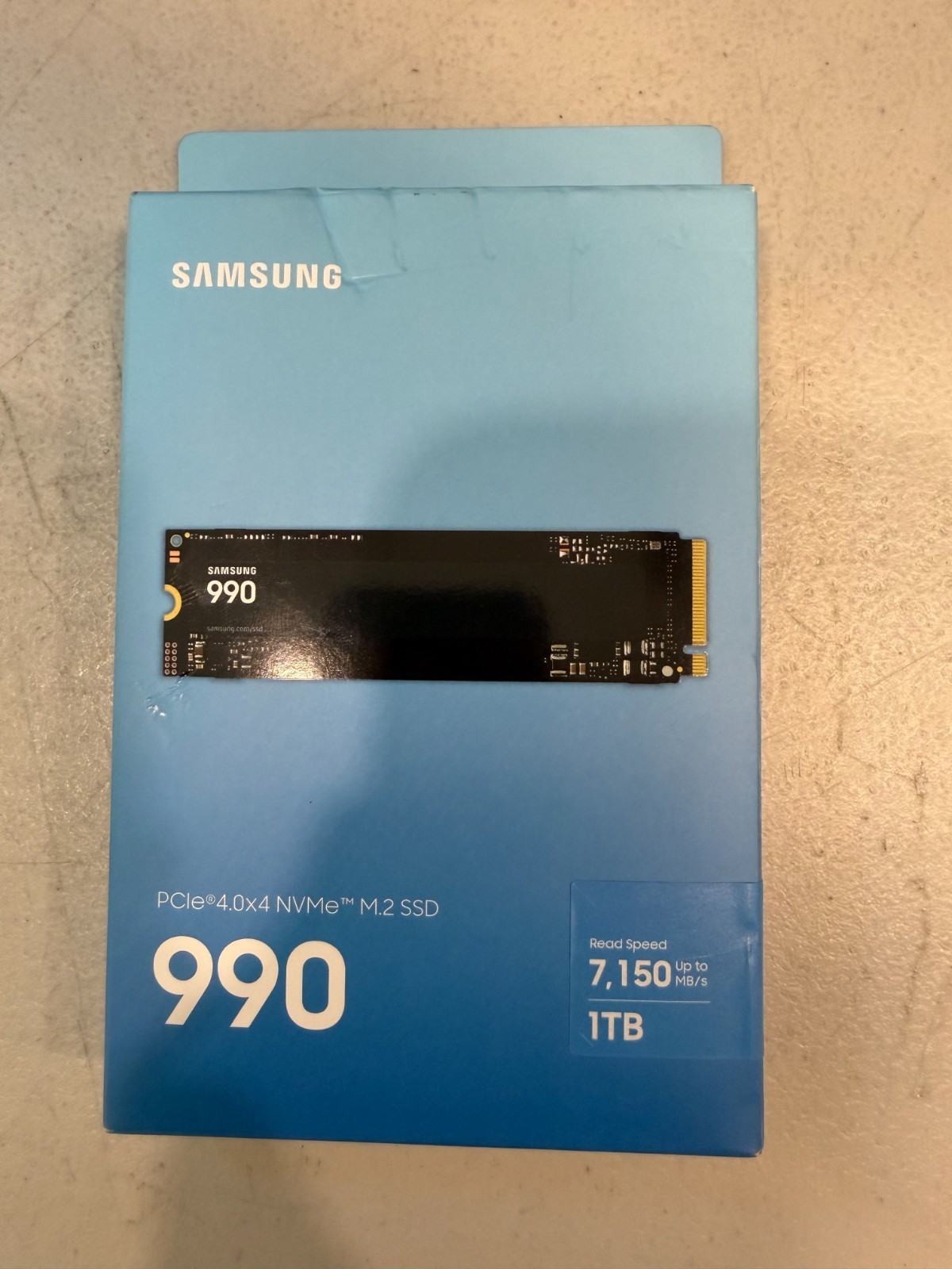 Samsung 990 1TB NVMe M.2 SSD PCIe 4.0 x4 – Excellent – Very Low Hours