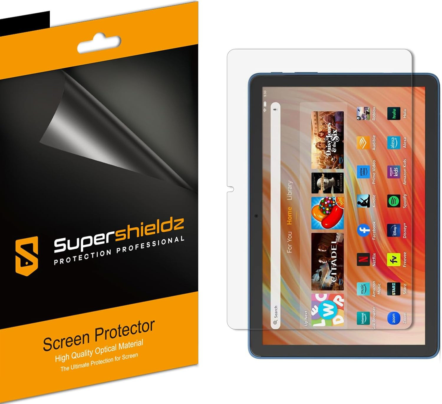 Supershieldz (3 Pack) Designed for All-New Fire HD 10 / Fire HD 10 plus Tablet 1