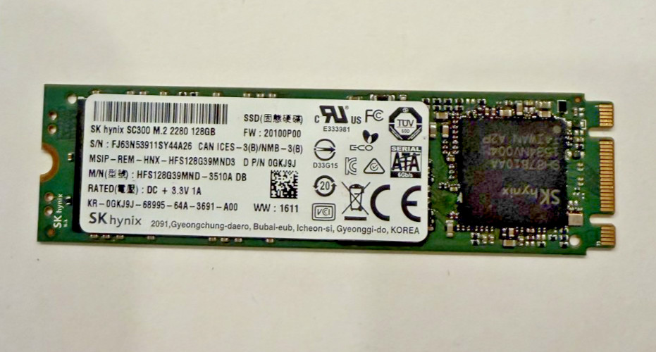 SK hynix SC300 128GB M.2 2280 SATA SSD HFS128G39MND-3510A 6Gb/s