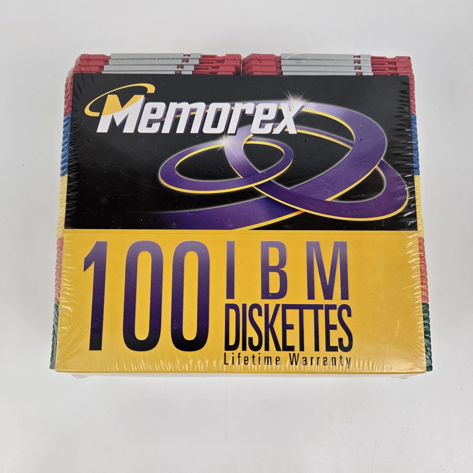 100 Pack Memorex 3.5" High Density Formatted IBM Compatible Diskette BRAND NEW