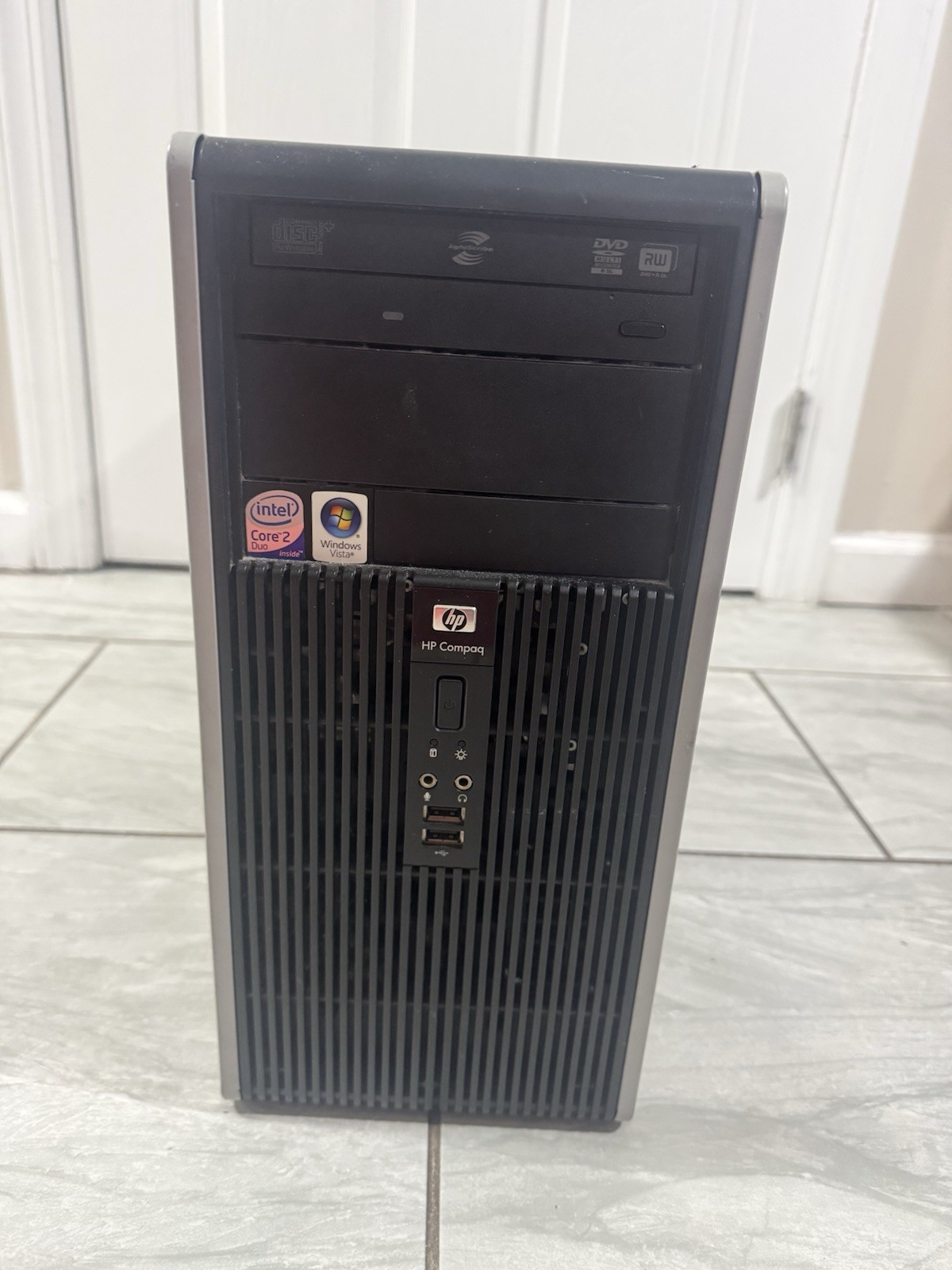 HP Compaq Desktop PC Intel Core 2 Duo Windows 