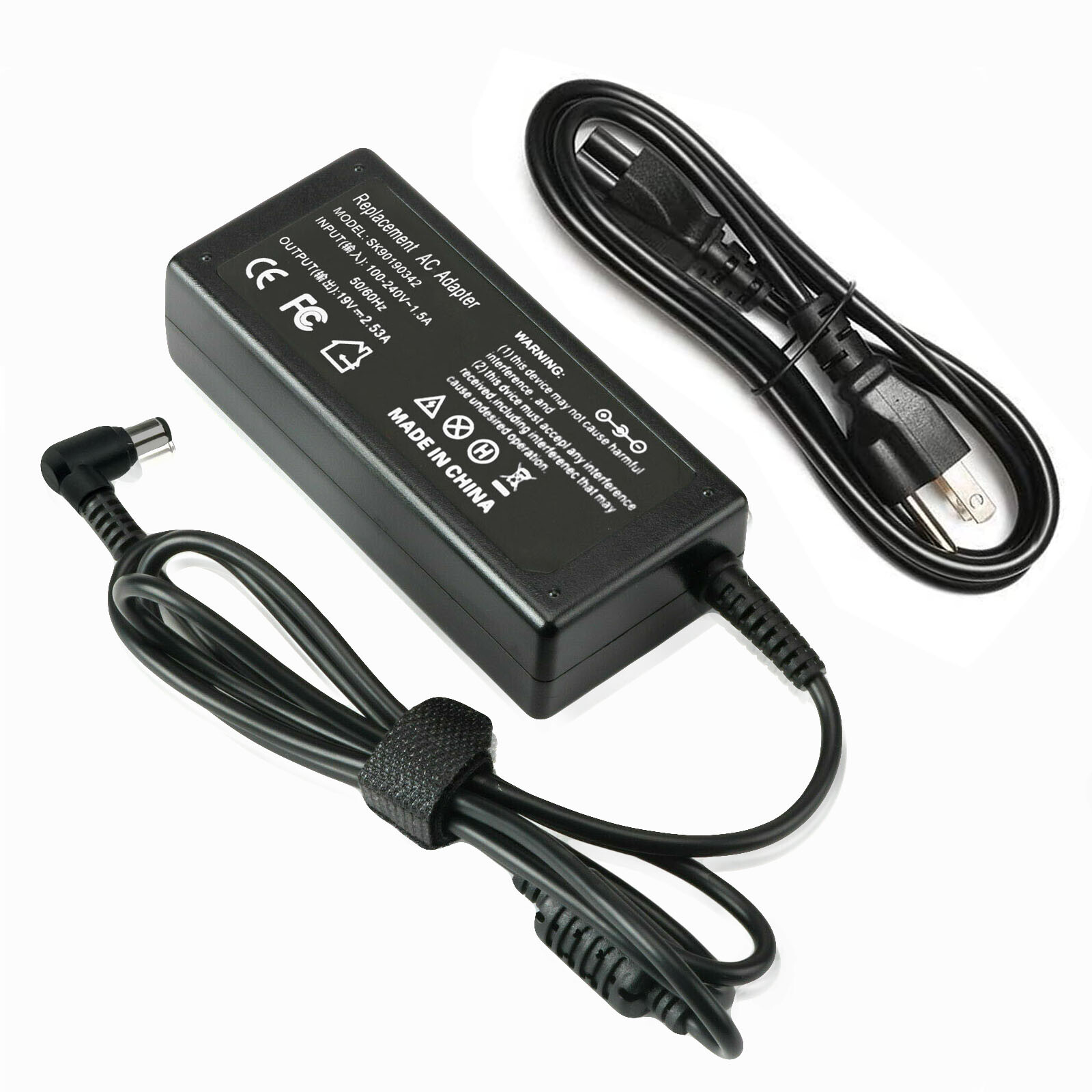 19V For LG Monitor Power Cord Power Supply LCD LED HD TV Monitor Adapter Cord