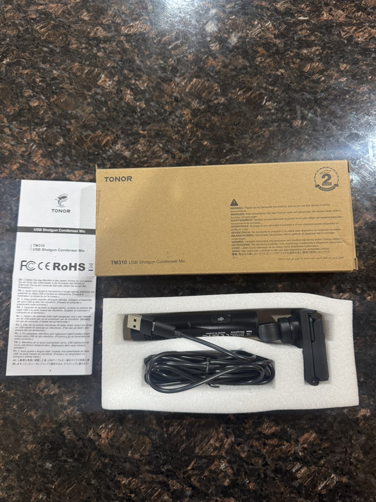 TONOR TM310 USB Shotgun Condenser Mic