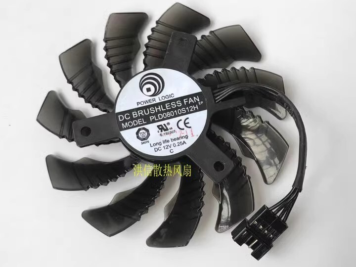 1PCS PLD08010S12H DC12V 0.25A 4-Pin Cooling Fan