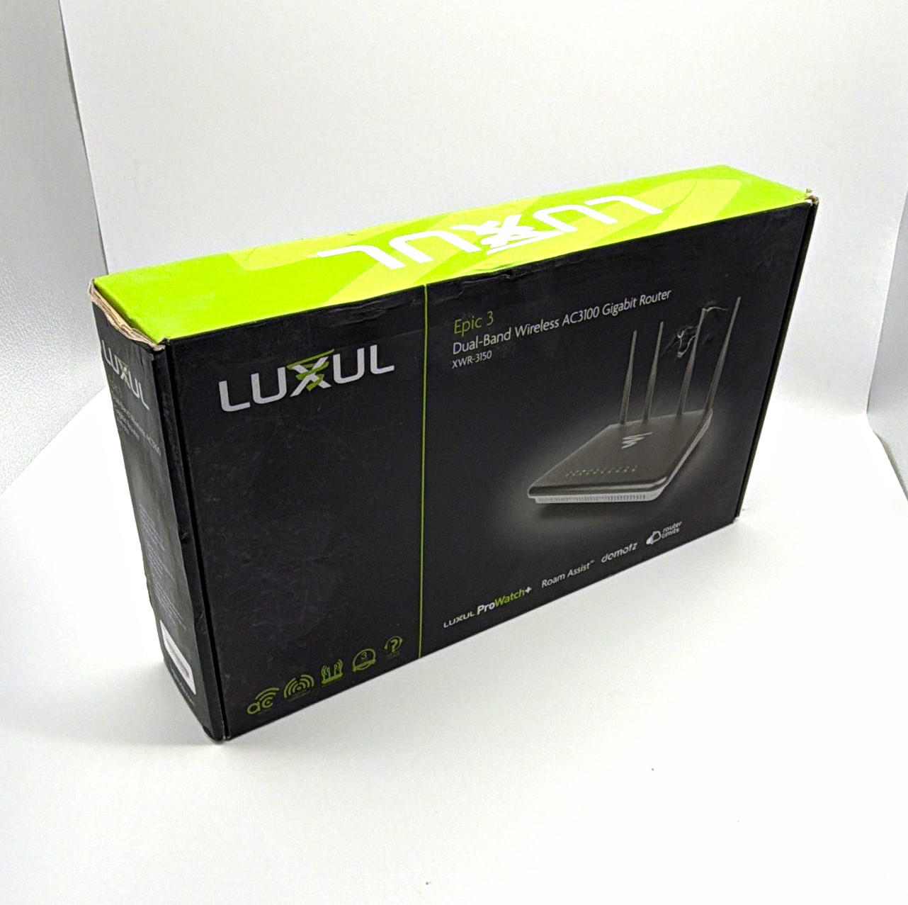 Luxul Epic 3 XWR-3150 Dual-Band AC3100 Gigabit Router 4-Port LAN