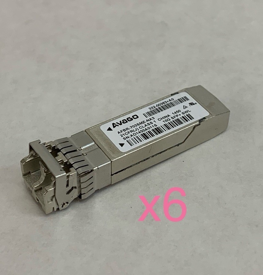 NetApp Avago AFBR-703SMZ-NA3 Short Range Transceiver - Lot Of 6