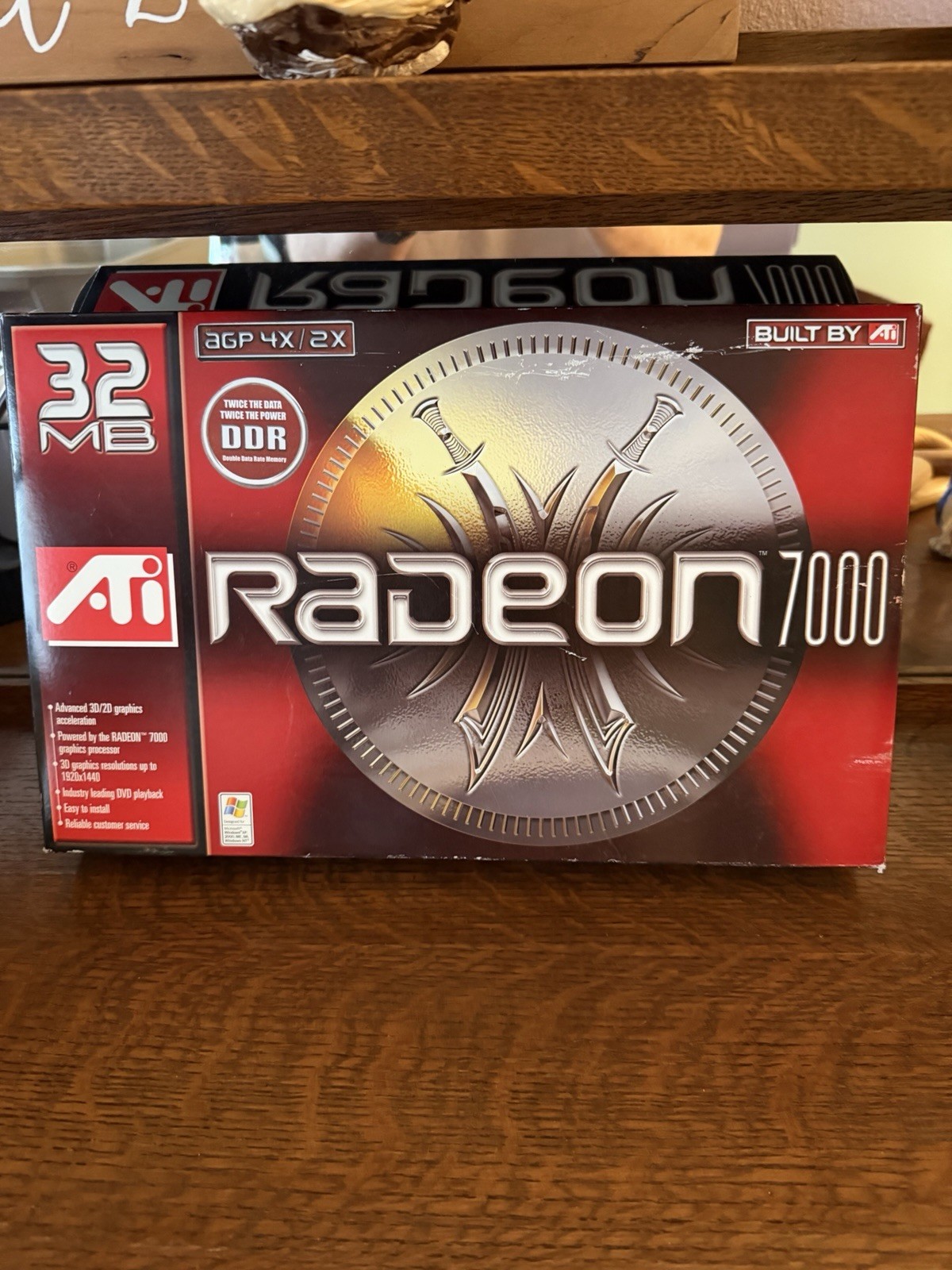 ATI Radeon 7000 Box Only w/ ASUS TNT2 Vanta Card Untested Parts