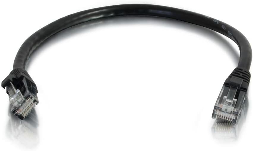 10 C2G 20ft CAT5e Snagless Unshielded (UTP) Network Patch Ethernet Cables, Black