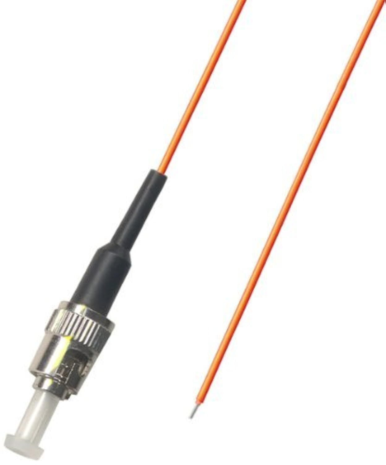 10 Pack ST Multimode 62.5/125 Simplex Pigtail Fiber Optic 1M 0.9 Mil for Splice