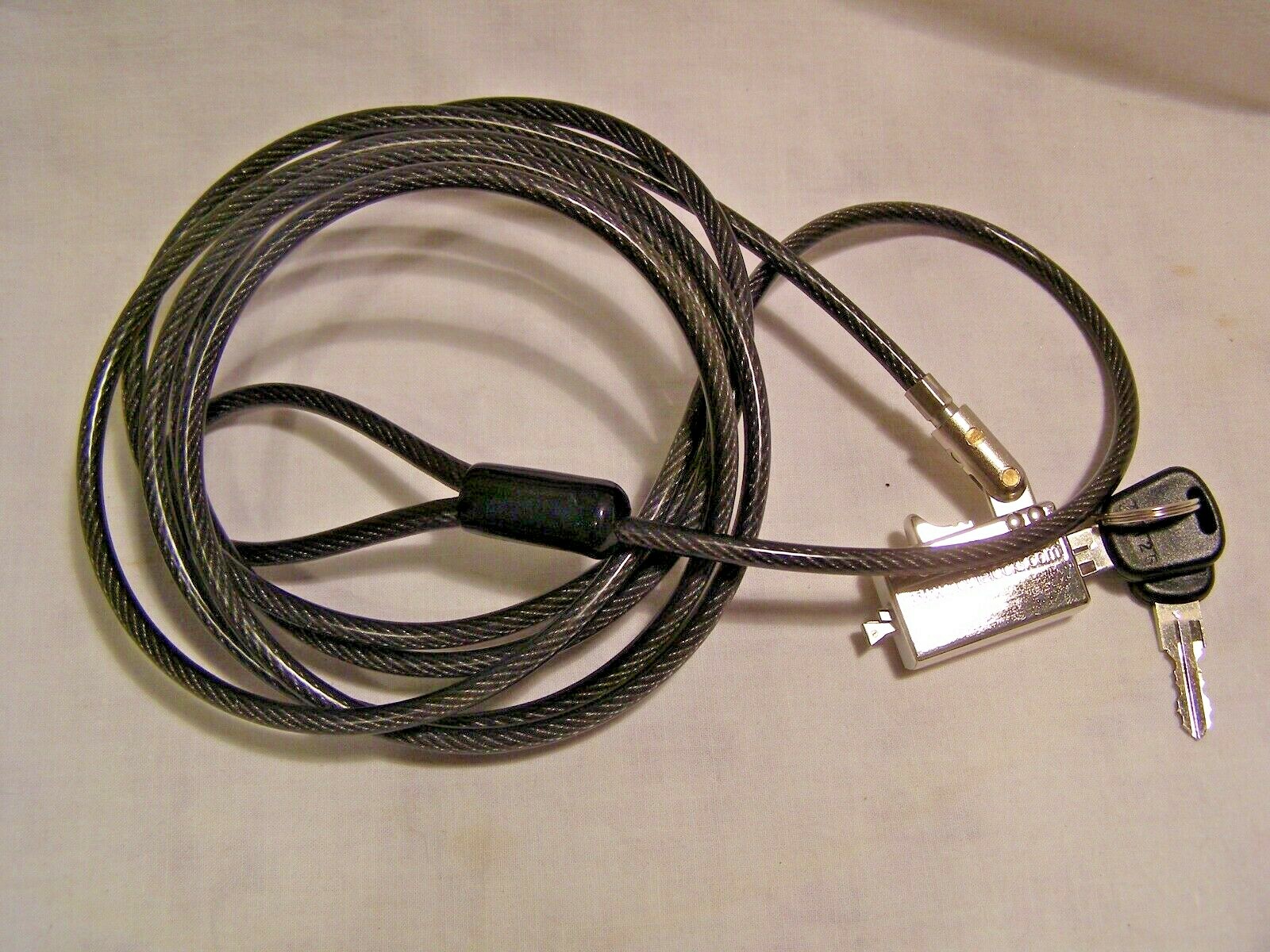 NOBLE DELL LAPTOP PLUS 6' CABLE, LOW PROFILE Wedge Lock, & 2 FLAT KEYS TZ08T?