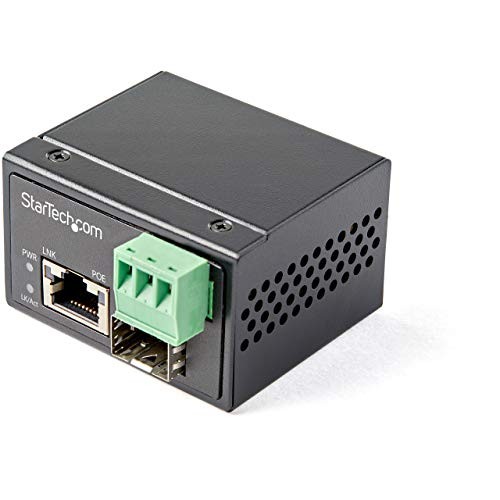 StarTech IMC1GSFP30W PoE+ Fiber to Ethernet Converter 30W