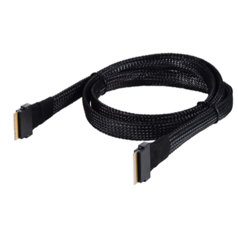 SlimSAS SFF-8654 8i to SFF-8654 8i Adapter Cable 24G Server Backplane
