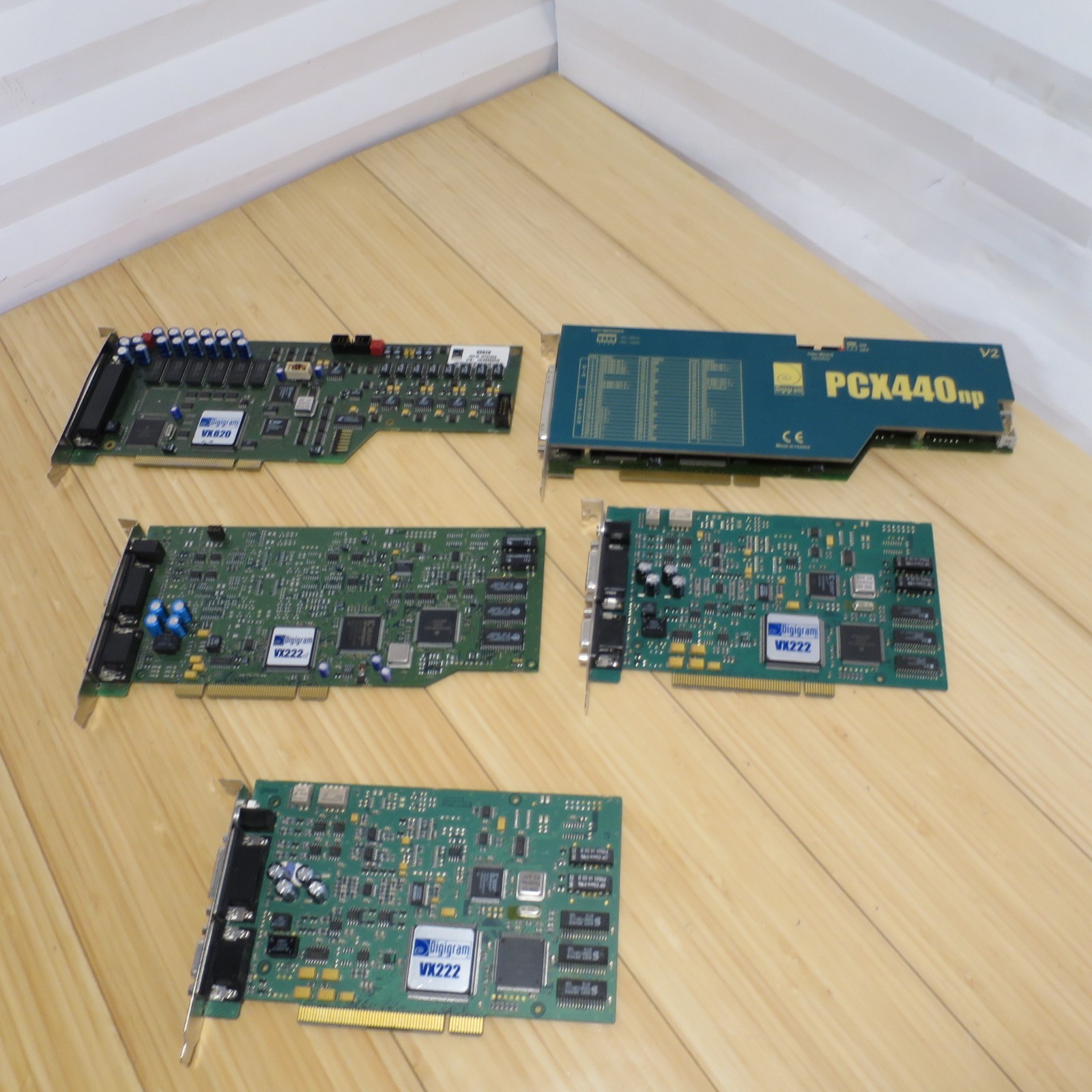 Lot of (5) Digigram Sound Cards - Untested - Without Cables