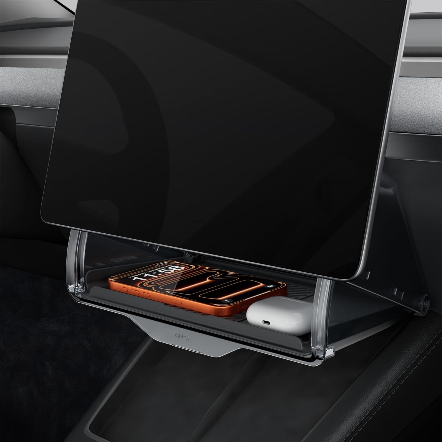 Tesla Hidden Under-Screen Storage Box for Model Y/YL 2026-2020