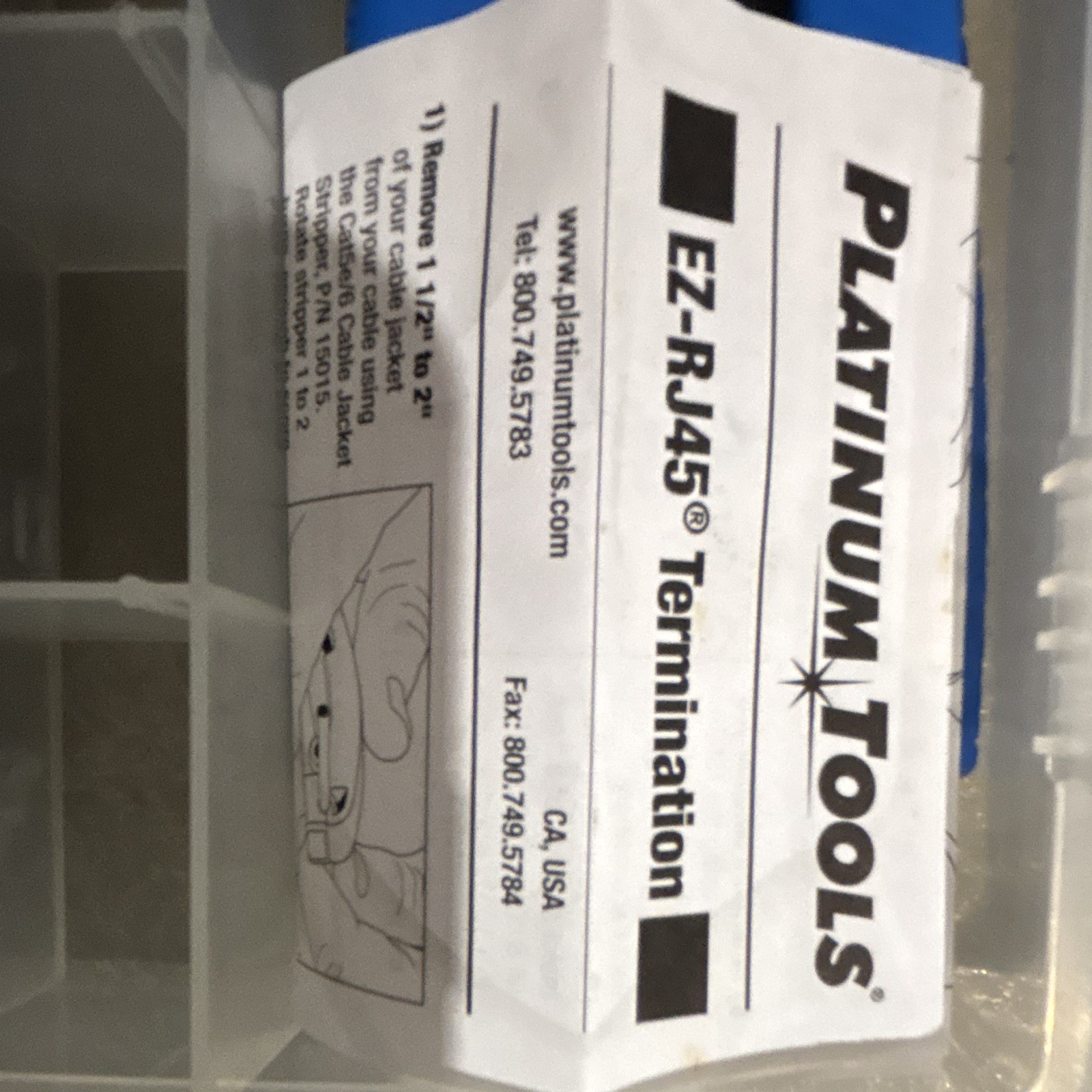 Platinum Tools EZ-RJ45 RJ45 Termination Crimp Tool Kit w/ Connectors