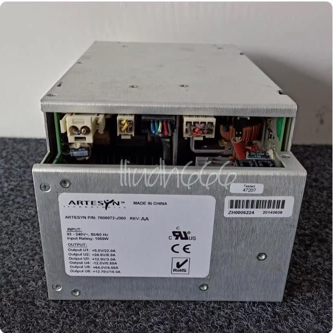 Used 1PCS ARTESYN 7000972-J300 1050W Switching Power Supply