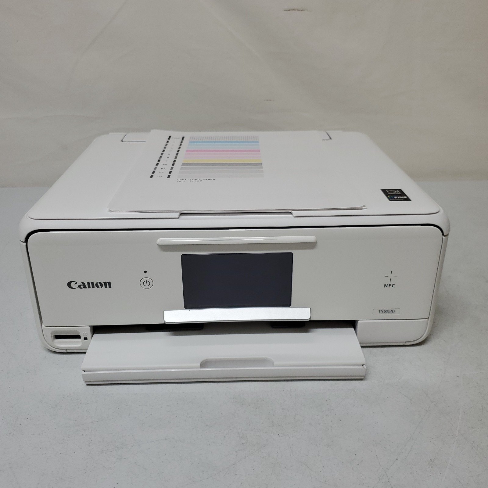 Canon TS8020 Color Inkjet Printer 1K Pg Ct LOW USE All-In-One Wi-Fi 6 Color