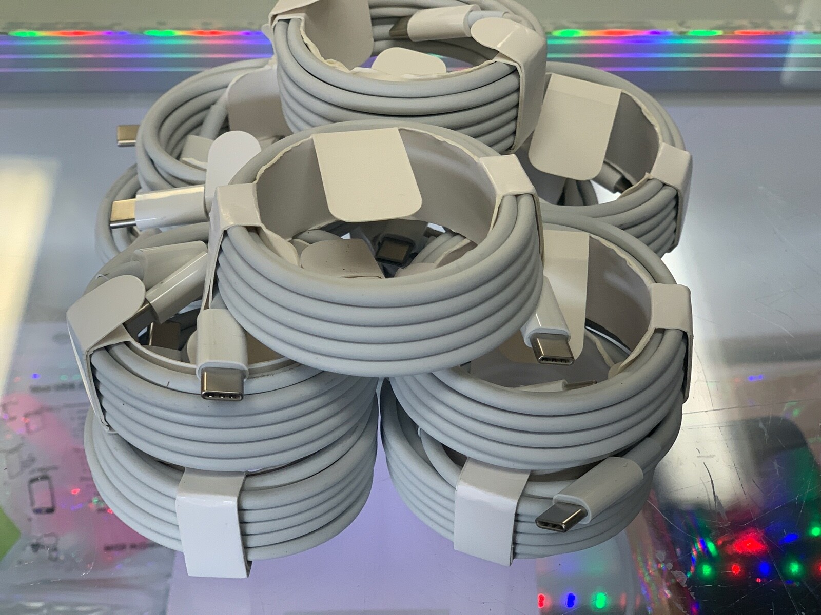 Apple USB-C Charge Cable 2 Meter. New.  10 Per Lot  10x