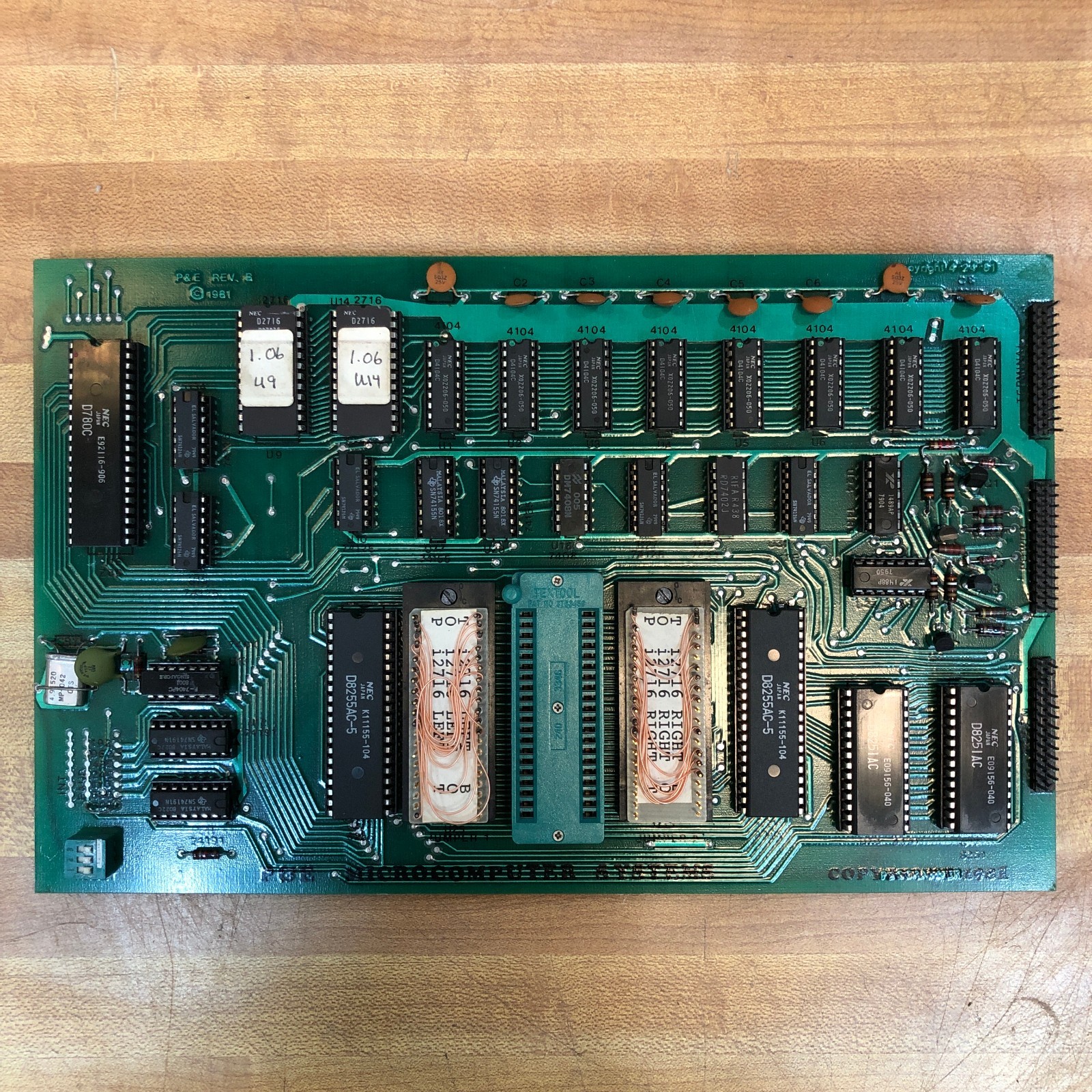 P&E Microcomputer Systems Universal EPROM Programmer Board - Vintage 1981