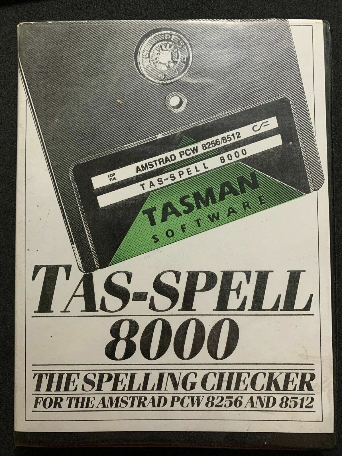 TAS-SPELL 8000 Spelling Checker For Amstrad PCW 8256 and 8512 (1986) Software