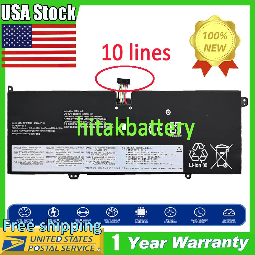 L18C4PH0 L18M4PH0 Replacement Battery for Lenovo IdeaPad Yoga C940-14IIL Series