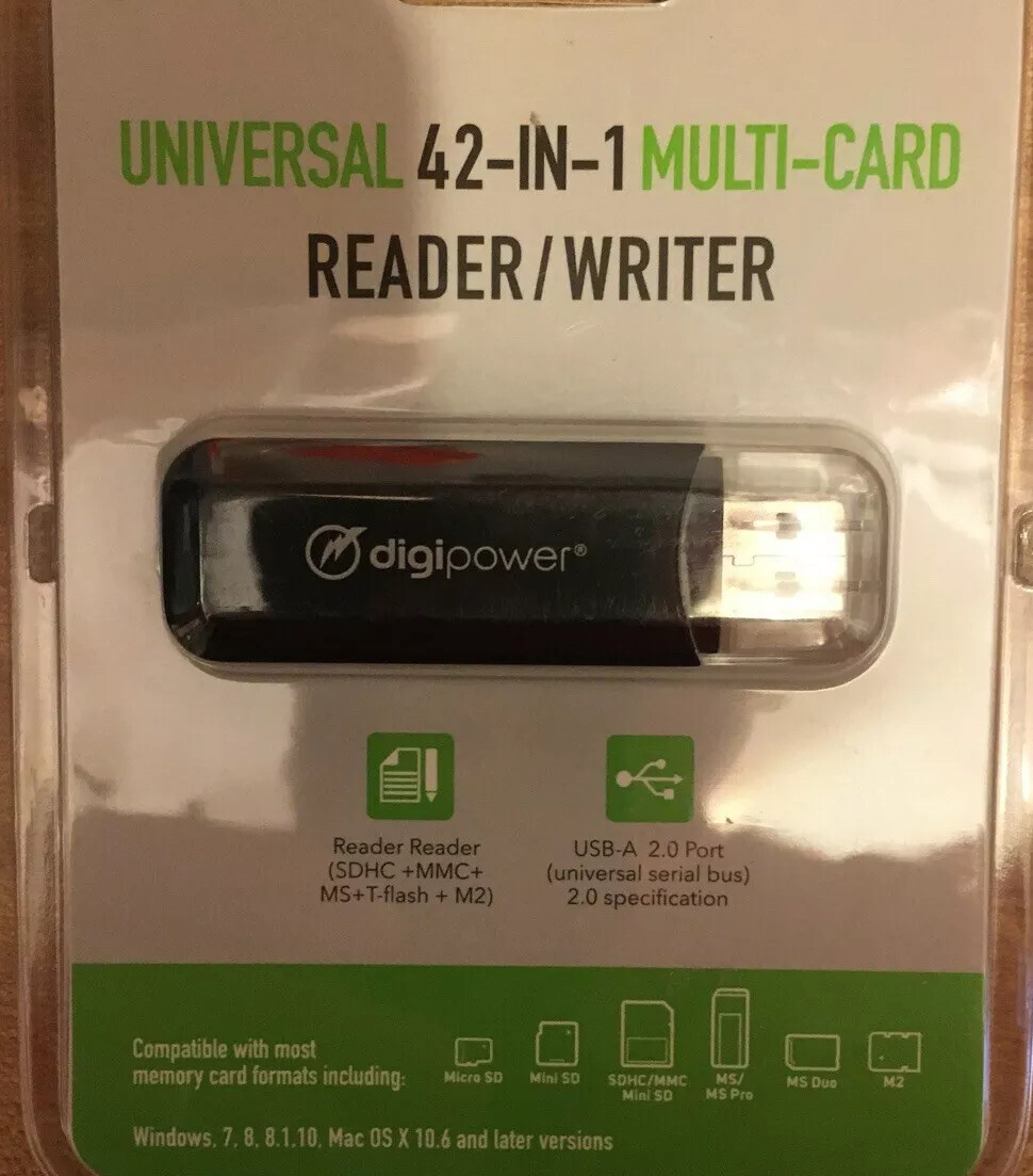 Digipower Universal 42-in-1 Multi Card Reader/ Writer DP-MCR4