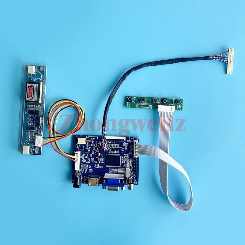 For LTN154X5-L02/L03 HDMI+VGA+AV 2-CCFL 1280x800 LVDS 30Pin Controller Board Kit