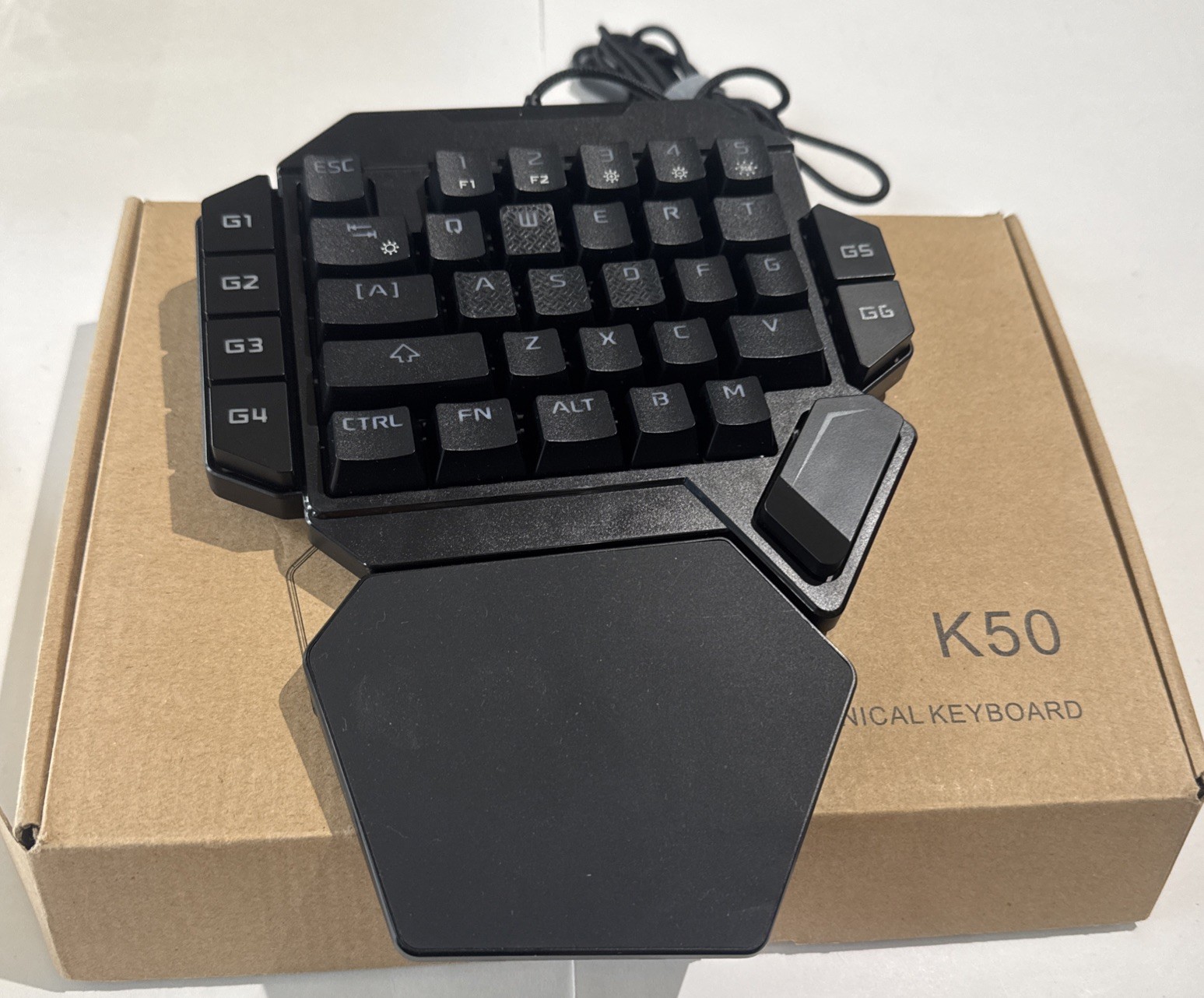 USB Wired One Hand Mechanical Gaming Keyboard Model K50