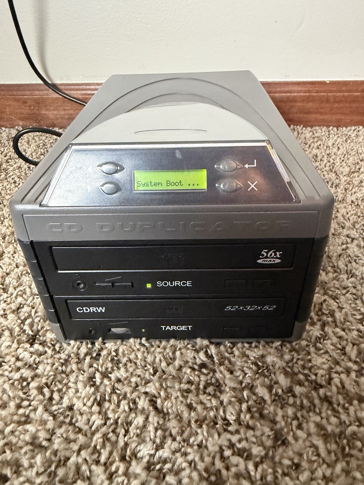 I/O Magic IOM-DM2 CD Duplicator 2 Drive Optical USB 2.0 52x Tested Works