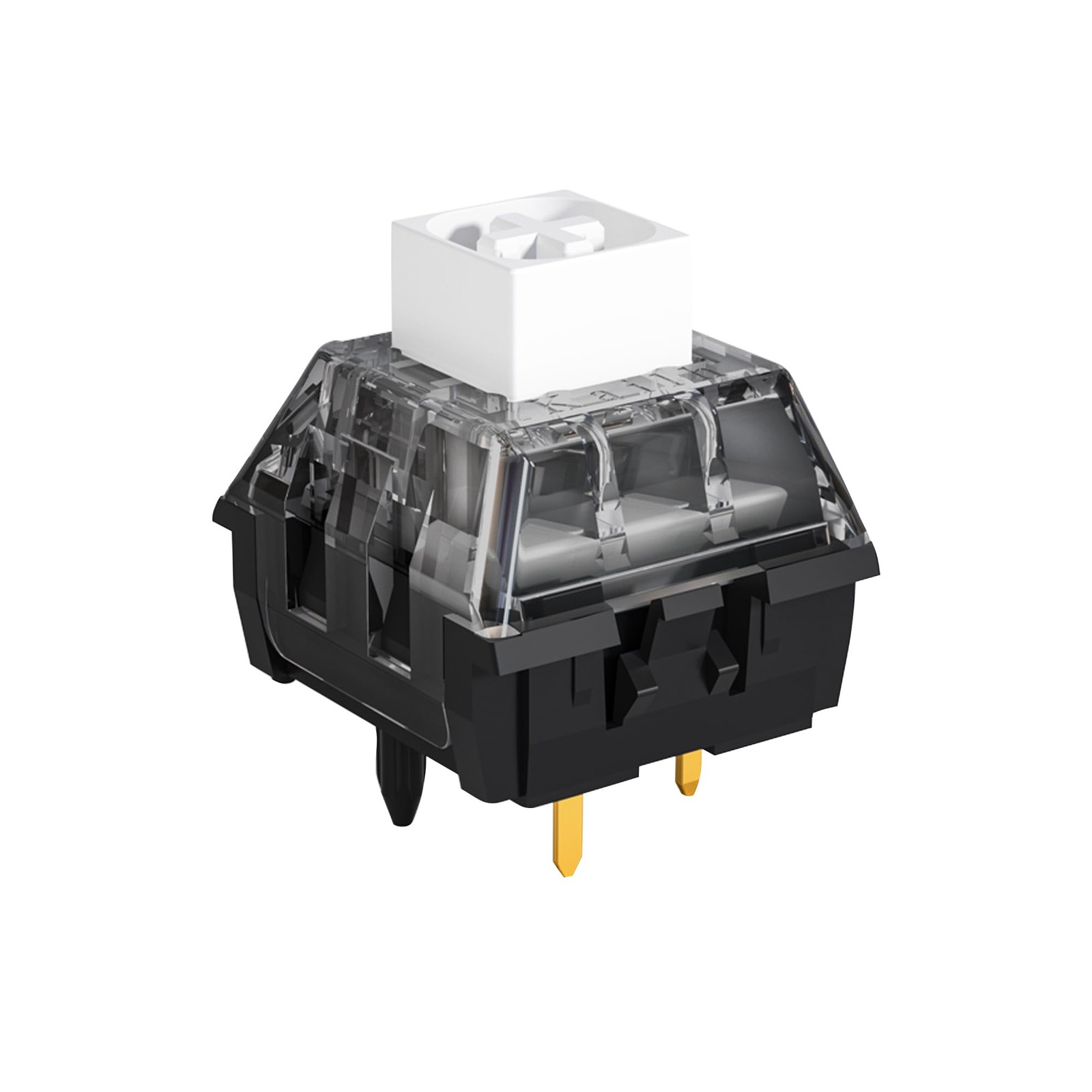 72 PCS Kailh Box White V2 Keyboard Switch 5Pin 45gf Clicky PreLubed Gaming