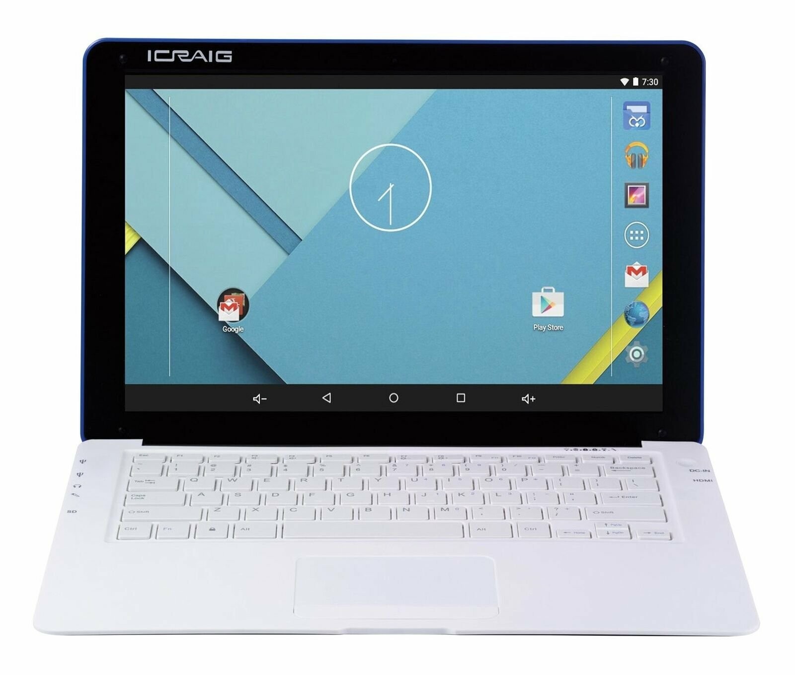Craig Electronics CLP290C-BL Quad Core 13.3" HD Screen Android Powered Slimbo...