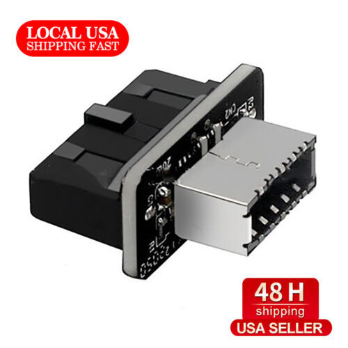 US STOCK USB3.0 Internal Header to USB 3.1/3.2 Type C Front Type E Adapter 20pin