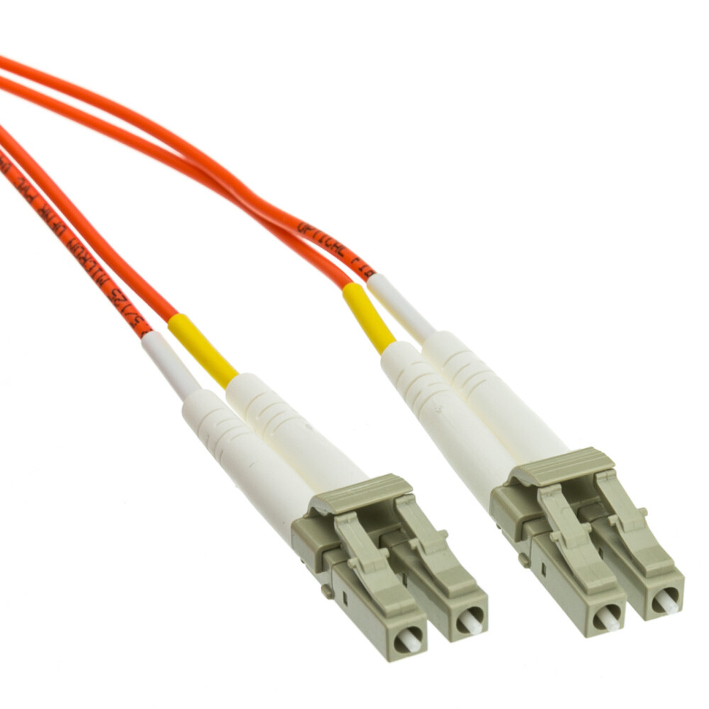 10m LC-LC Duplex 62.5/125 OM1 Multimode Fiber Patch Cable Orange Optic 33FT