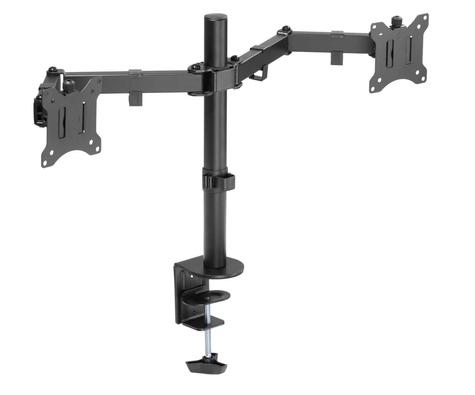 Dual Monitor LED LCD TV Swivel Desk Mount Stand 21 22 23 24 26 27 28 29 30 32"