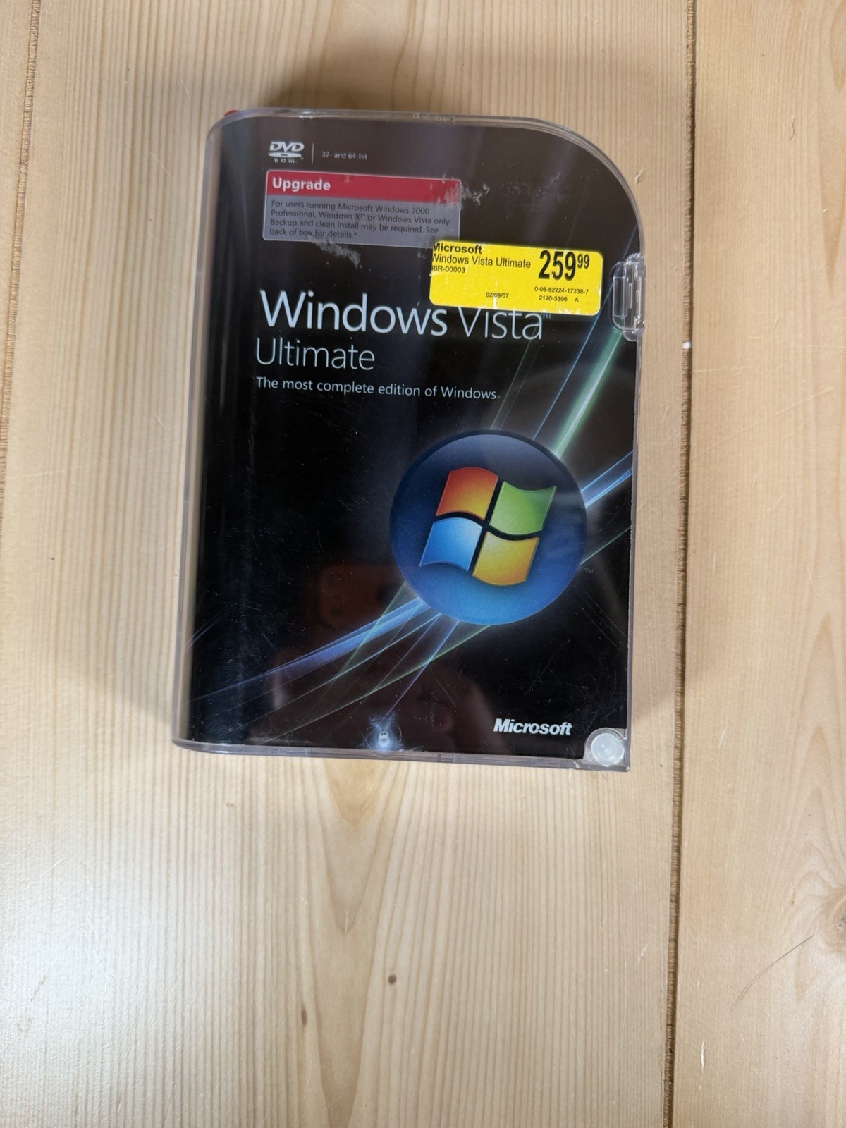 Microsoft Windows Vista Ultimate with Service Pack 1 66R-02262 Upgrade Package