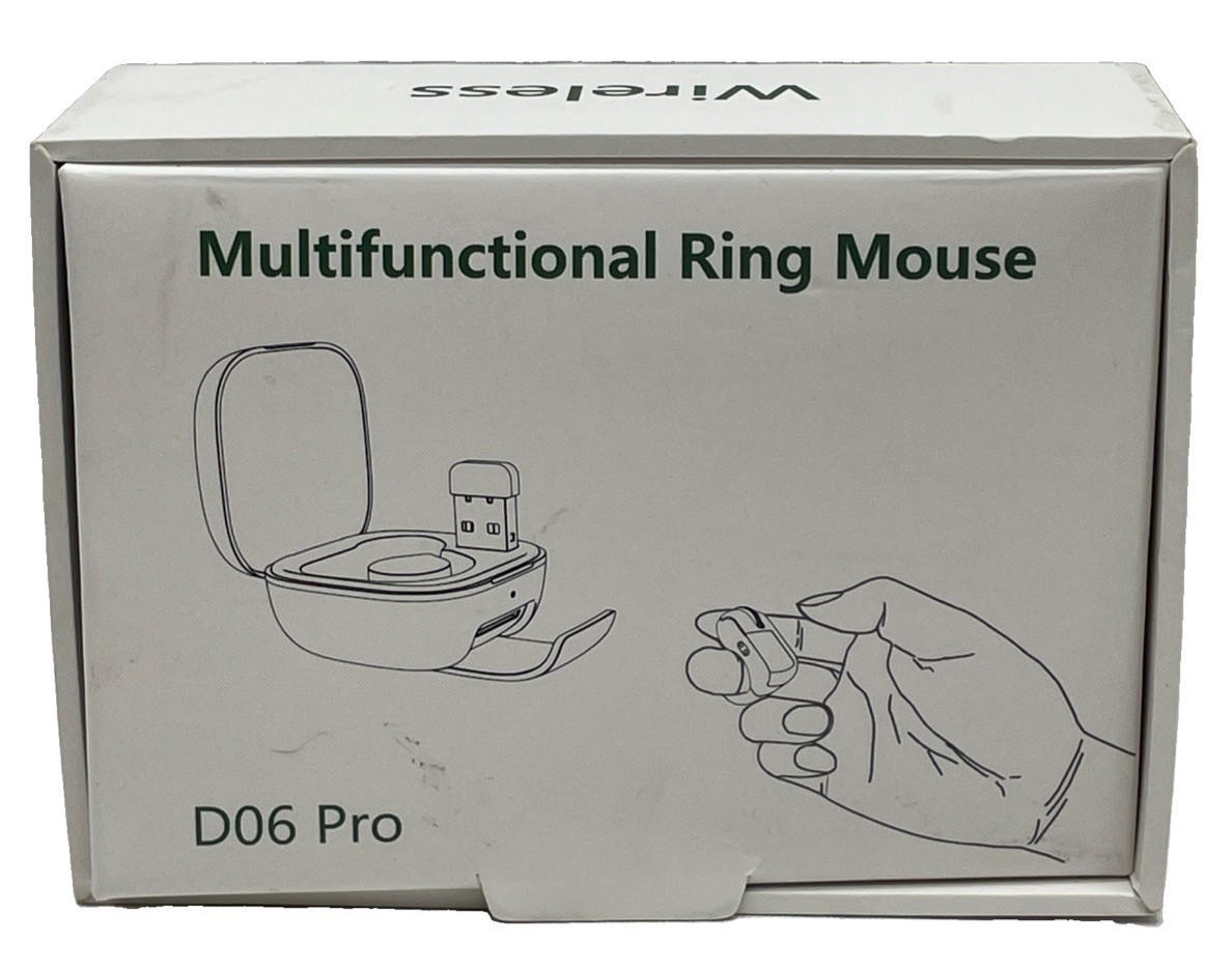 Multifunctional Ring Mouse D06 Pro with Holder Short Video Control Page Turning