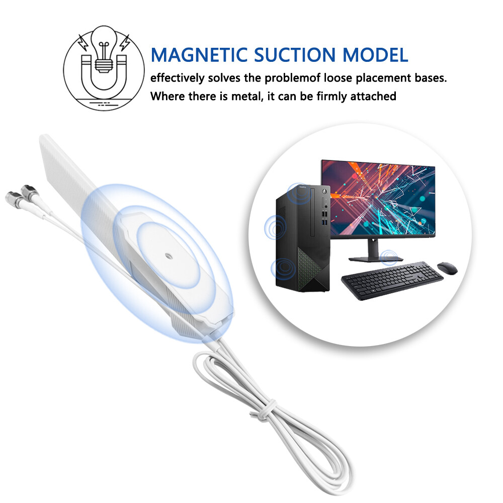 SFF WiFi6 Antenna adapter For ASRock B650/B850M Steel Legend WIFI White