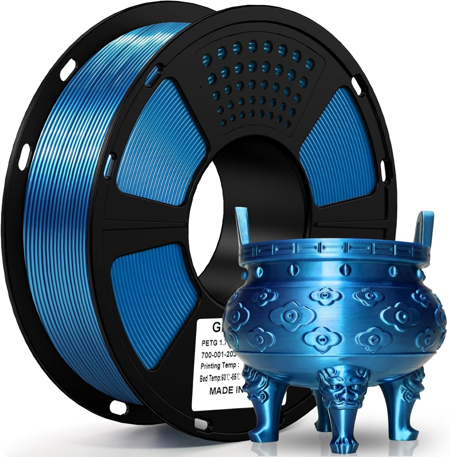 Geeetech PETG 3D Printer Filament 1.75mm 1kg Metallic Color Strength PETG PETG