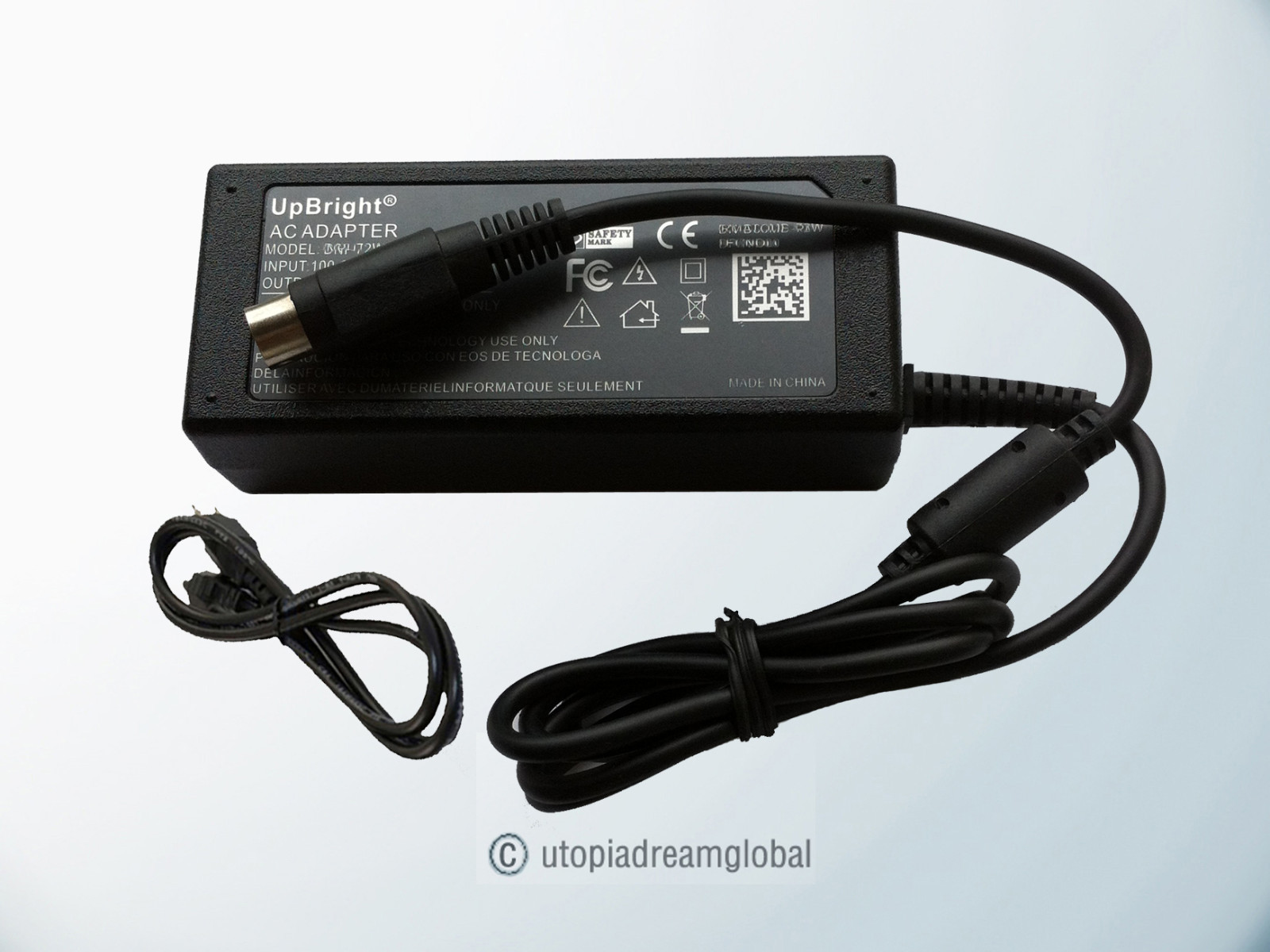 AC-DC Adapter For KDS Radius S-3F 15" Power Supply Cord Cable PS Battery Charger