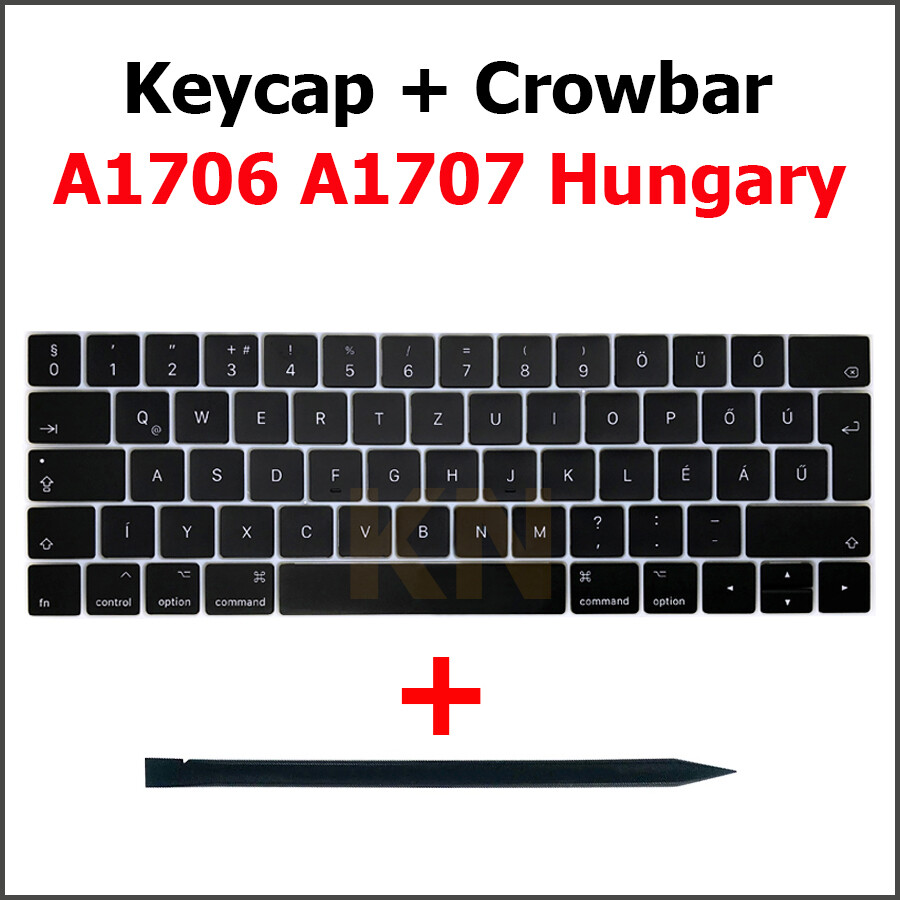 New Hungary Keyboard Key Cap For Macbook Pro 13 15" A1706 A1707 Keycap 2016 2017