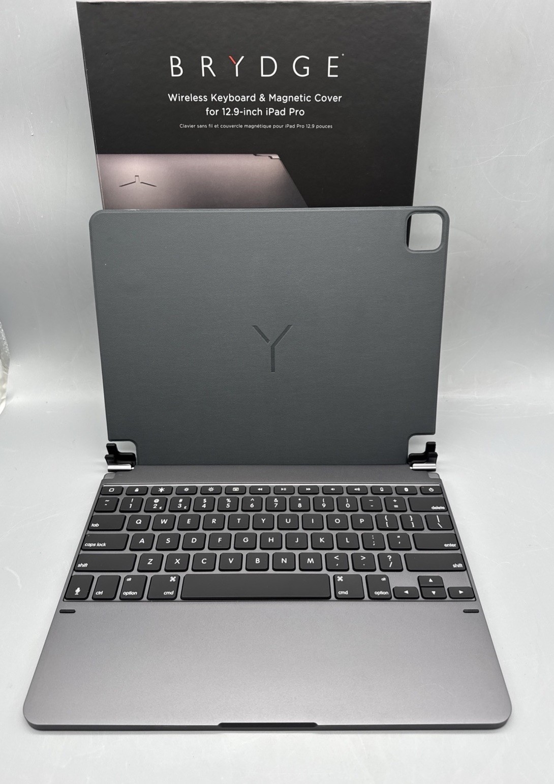 Brydge Wireless Bluetooth Keyboard W/ Backlit Keys for iPad 12.9” Pro 3rd or 4th