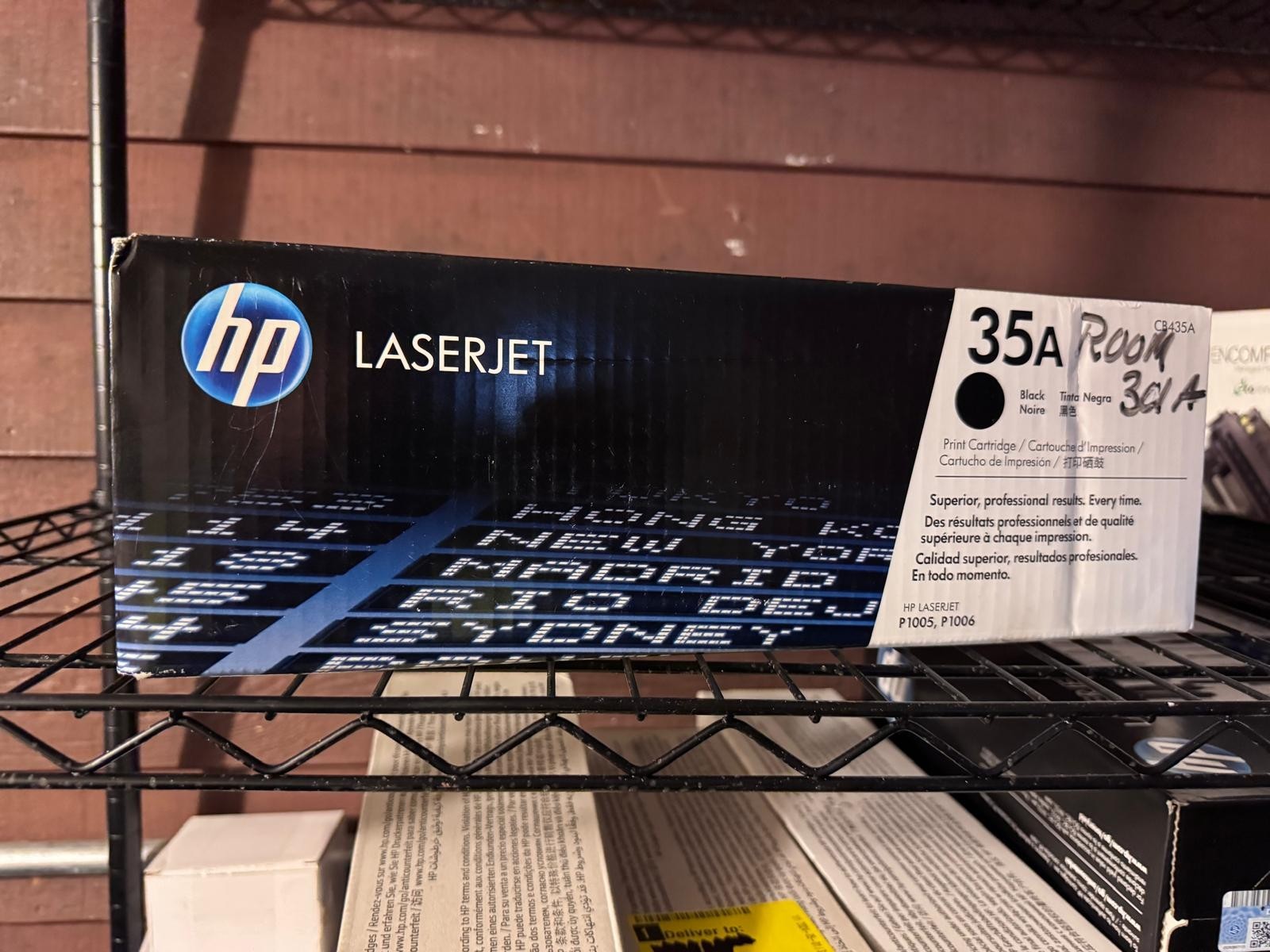 HP 35A Black Original LaserJet Toner Cartridge