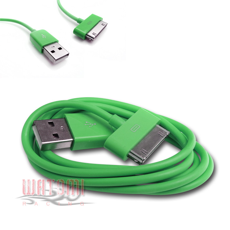 100X 3FT USB 30PIN GREEN CABLE DATA CHARGER FOR GALAXY TAB 7.0 PLUS 8.9 10.1