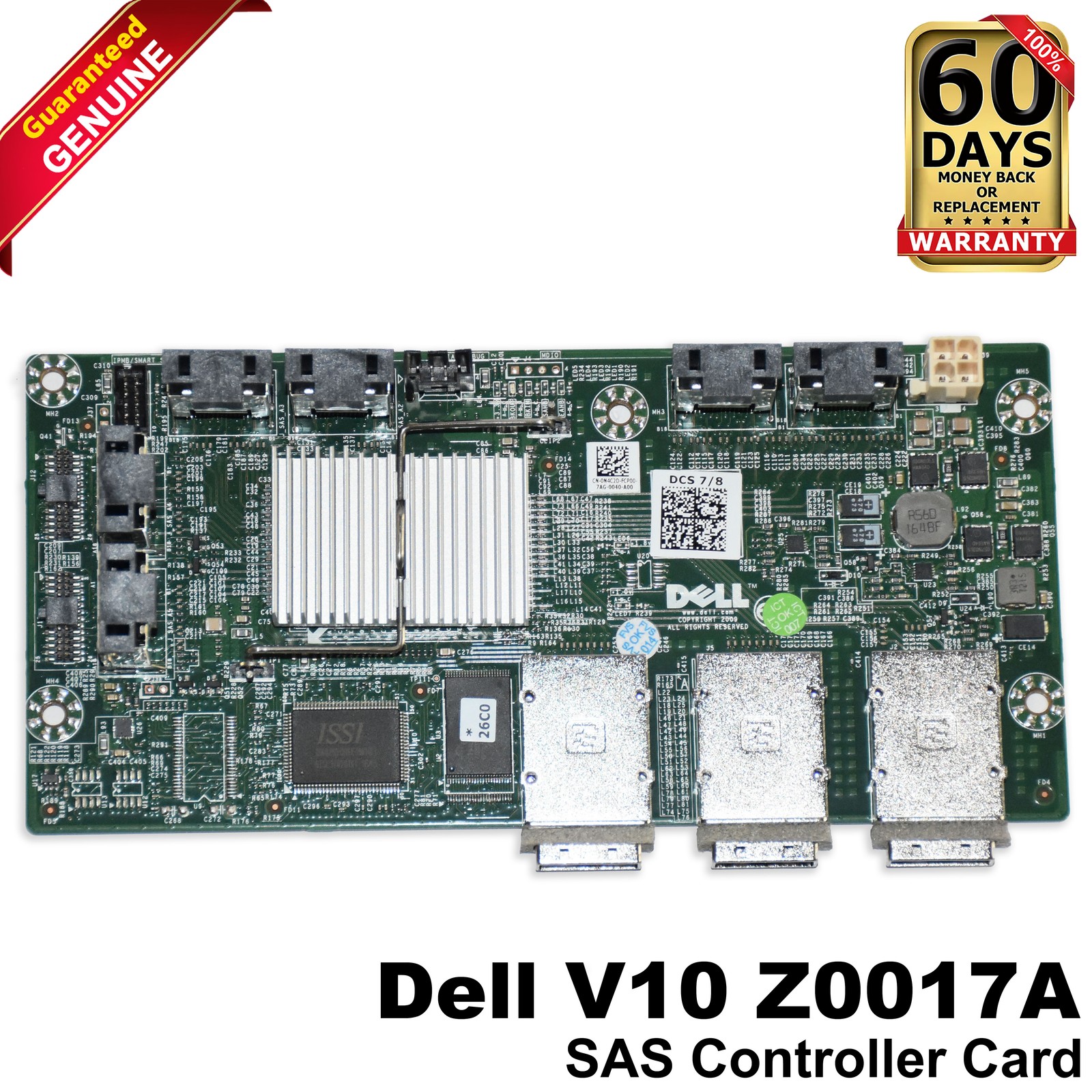 Dell PERC V10 Z0017A SAS-SATA RAID Controller Card No Bracket N4C2D 5R10N